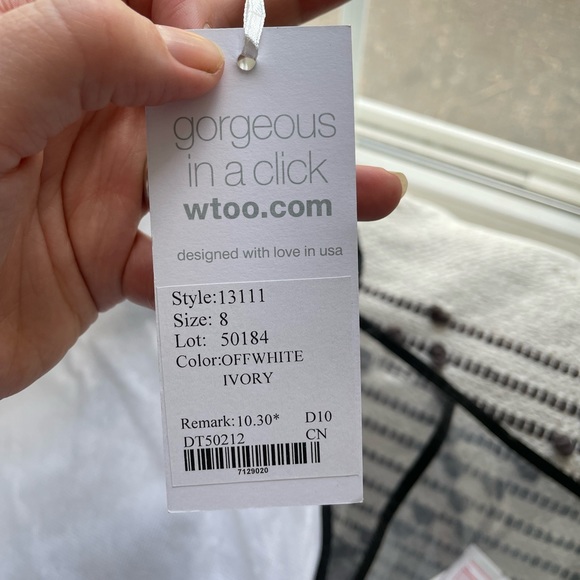 Wtoo bridal gown in size 8. - Picture 7 of 7